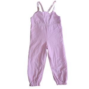 The Beaufort Bonnet Company Pink Tally Tie Overalls